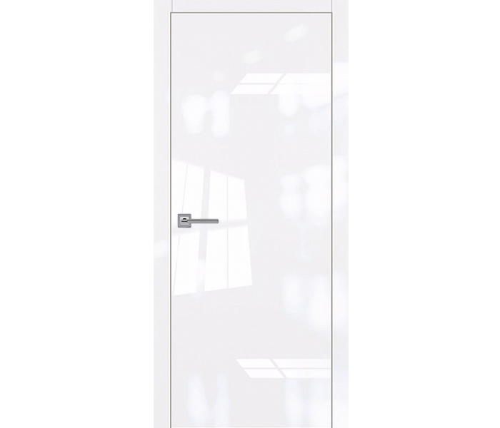 Межкомнатная дверь Carda R-1 Белый глянец