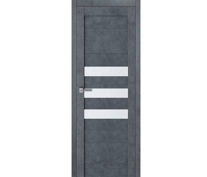 Межкомнатная дверь ТЕХНО ТЛ-7 Бетон графит